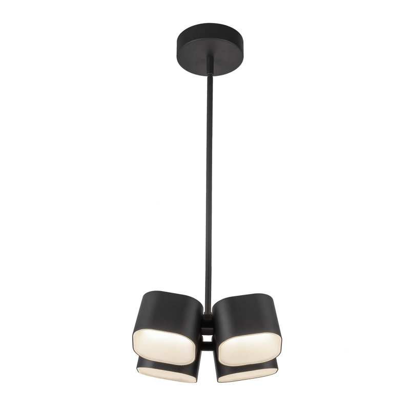 Arena 18-In Chandelier, 3175, 52.5" H x 11.5" W x 11.5" D, 4 Lights