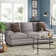 Schantz 94" Chenille Recessed Arm Sofa with Reversible Cushions