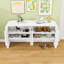 Console en bois avec tablettes et portes réglables-1444276354