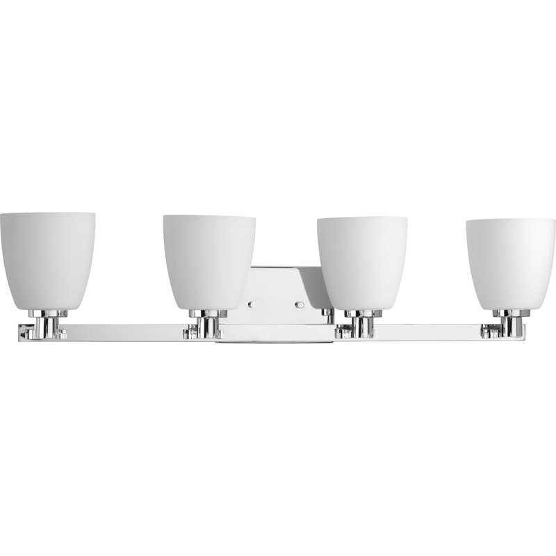 Angelinea 4 - Light Dimmable Vanity Light, Polished Chrome
