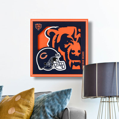 NFL 3D Logo Series Wall Art - 12x12
