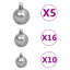 210cm H Artificial Christmas Tree