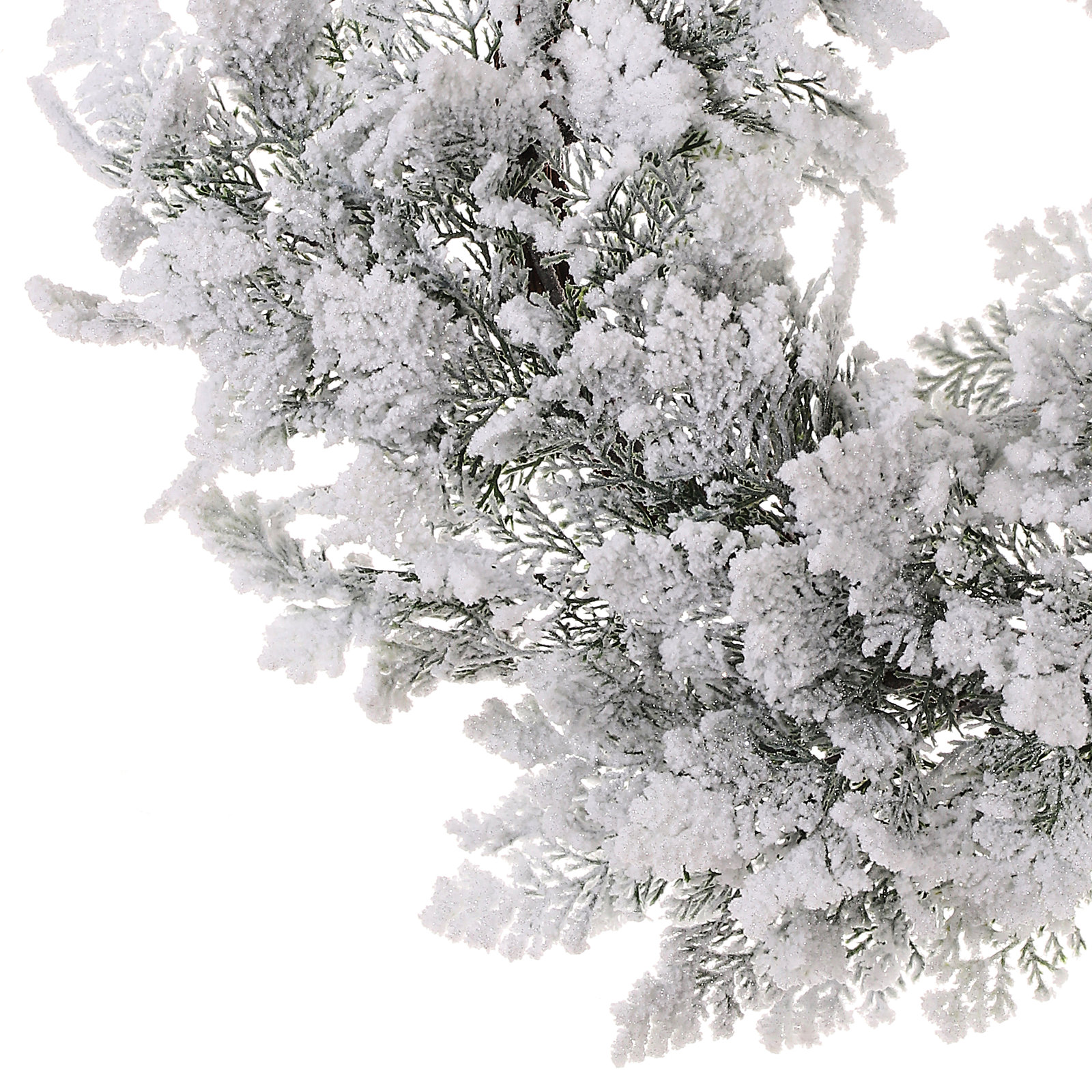 28" Snowy Acadia Cedar Wreath