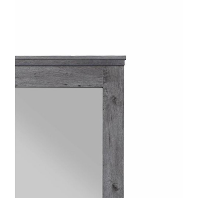 Miroir d'appoint pour l'intérieur, miroir d'appoint en bois, miroir de forme rectangulaire, miroir vertical pour la maison