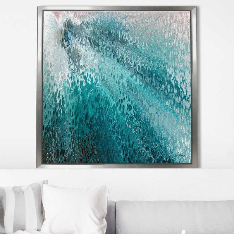 «John 17:17 Truth» par Mark Lawrence - impression, Cadre flottant argent, H 39,5 po x l 39,5 po x P 2 po