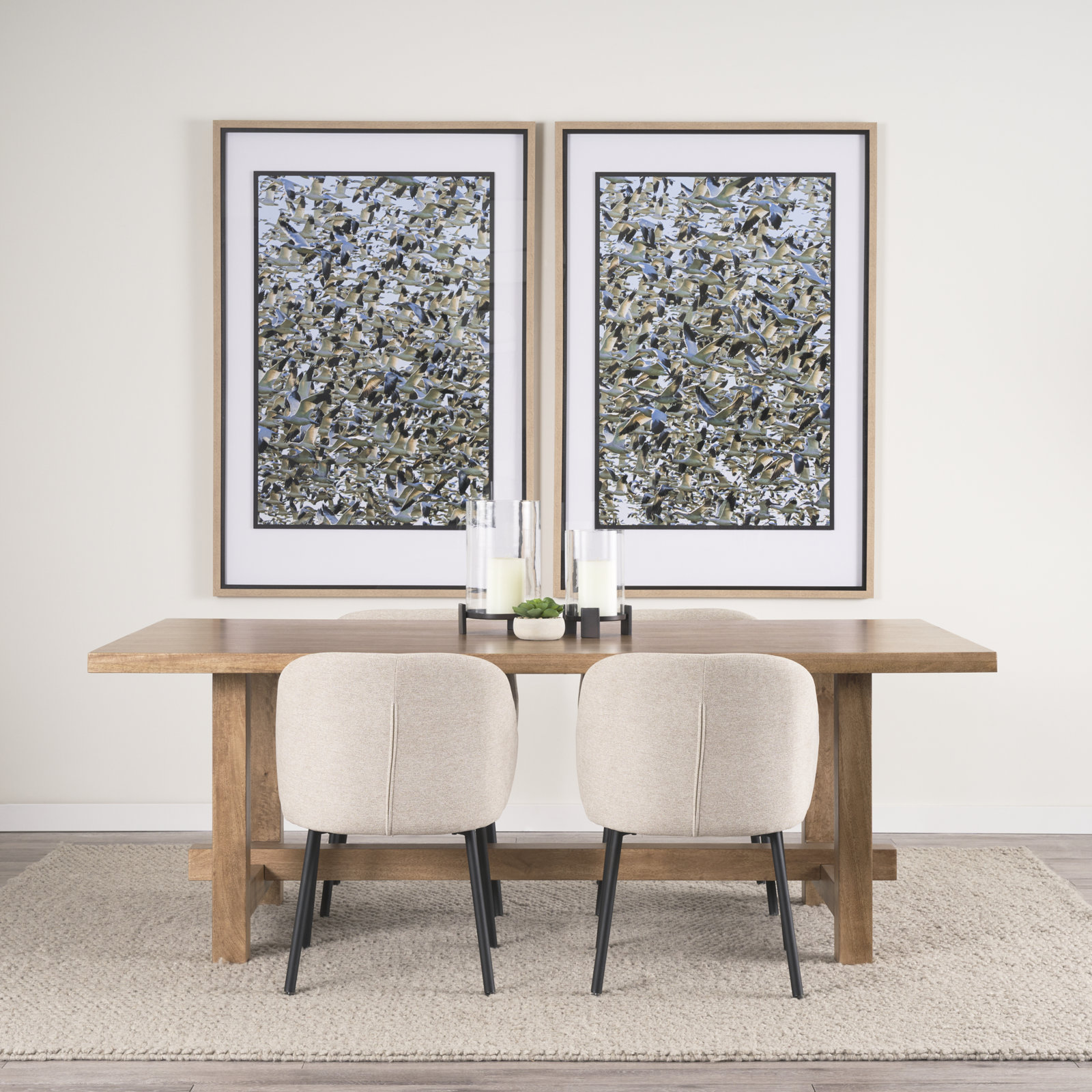 Peabody 84'' Dining Table, Natural