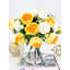 Centre de table artificiel avec pivoines roses-143756276