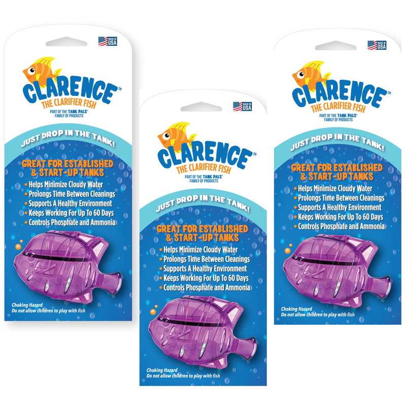 Clarificateur d'eau: 3 pièces - Clarence, mauve, Mauve