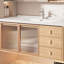 Armoire de salle de bain simple de style japonais