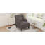 Chaise d'appoint rembourrée et rembourrée-1829007119