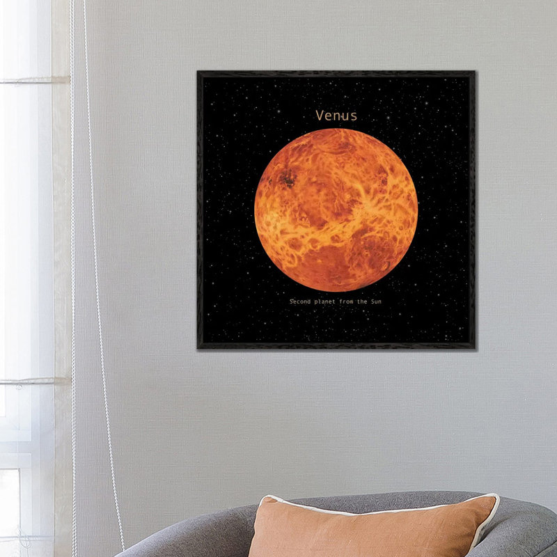 Venus Square by Terry Fan - Floater Frame Gallery-Wrapped Canvas Giclée on Canvas, 66.04 cm H x 66.04 cm W, Black