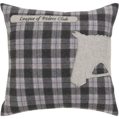 Coussin décoratif à carreaux