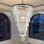 30" W 22-Light Dimmable Tiered Chandelier
