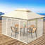Briann 4m x 3m Steel Party Tent