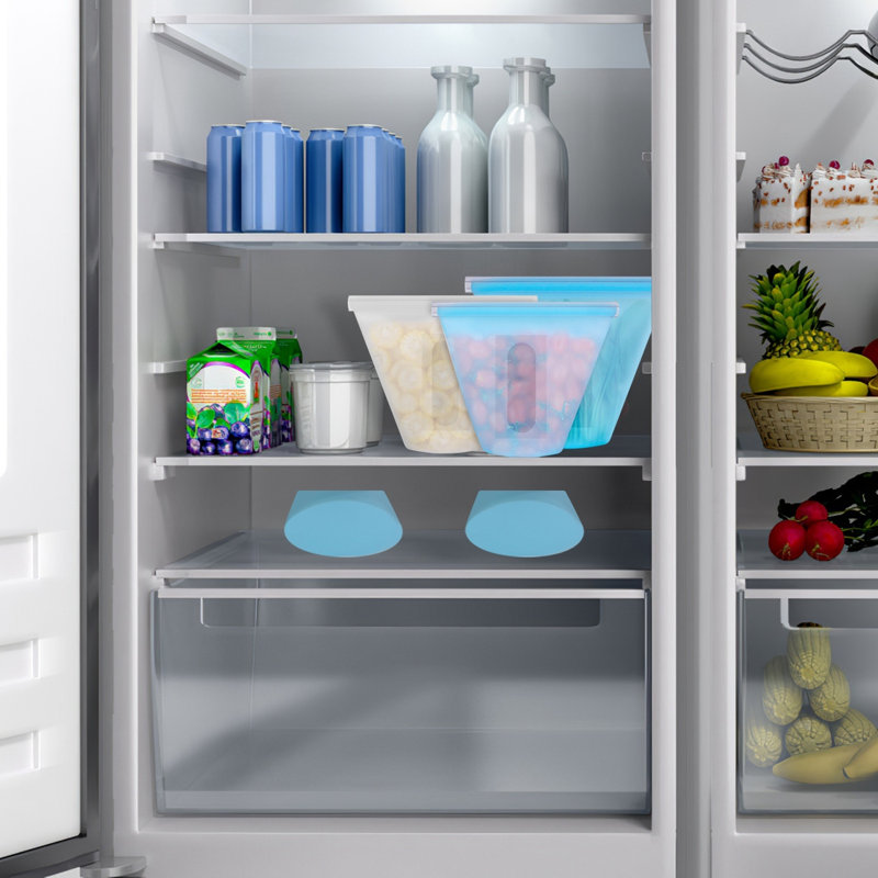 20 sacs de rangement pour aliments réutilisables et résistants au gel sans BPA