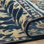 Sovereign Navy Ivory Floral Hand Knotted Wool Area Rug-1969332140