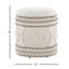 Laine beige tissée à la main de 18 pouces pour le rangement et les travaux de conception noués, espace de rangement supérieur amovible, utilitaire multi-usage, longueur intérieure de 14,25 po, poids de 250 lb, intérieur seulement, hauteur de 18 po sans assemblage,-1675919695
