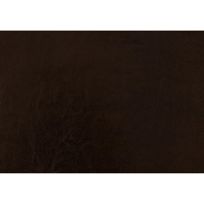 Lit double tapissier pleine grandeur brun foncé moderne pour chambre à coucher avec pieds en plastique stables