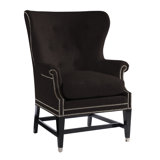 Farrington 31" Wide Linen Wingback Chair