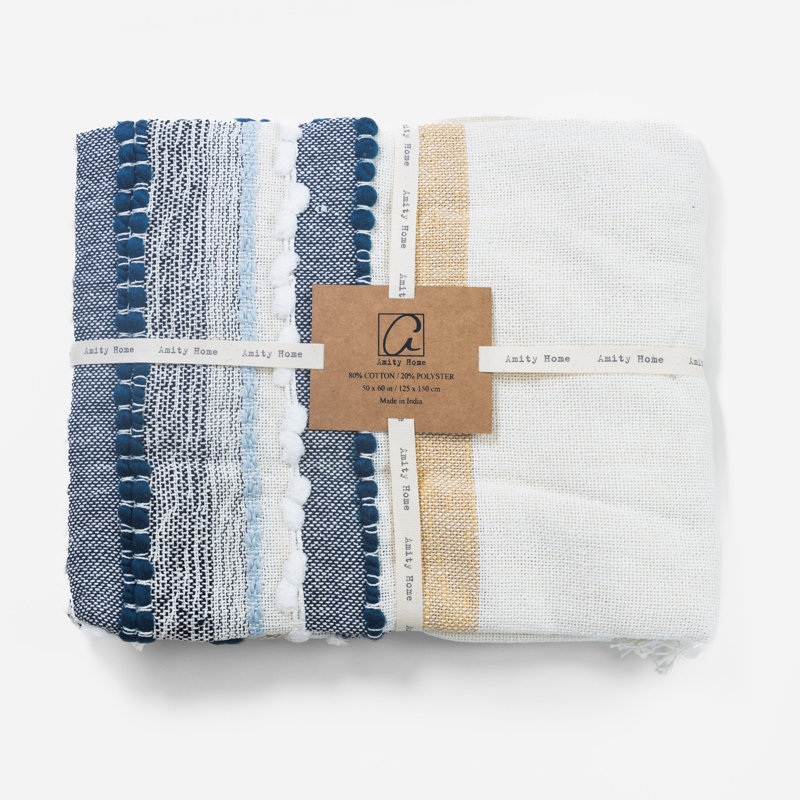 Flintee Hand Woven Throw Blanket