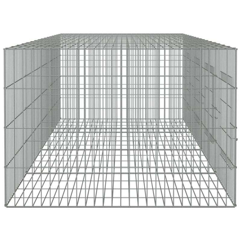Donohue Weather Resistant Rabbit Cage, 54cm H x 217cm W x 79cm D