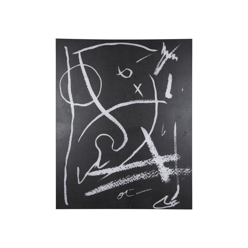 Toile texturée Doodle I a Hand Hand, H 50 po x l 40 po x P 1,5 po