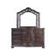 Commode double 9 tiroirs avec miroir Ancalin