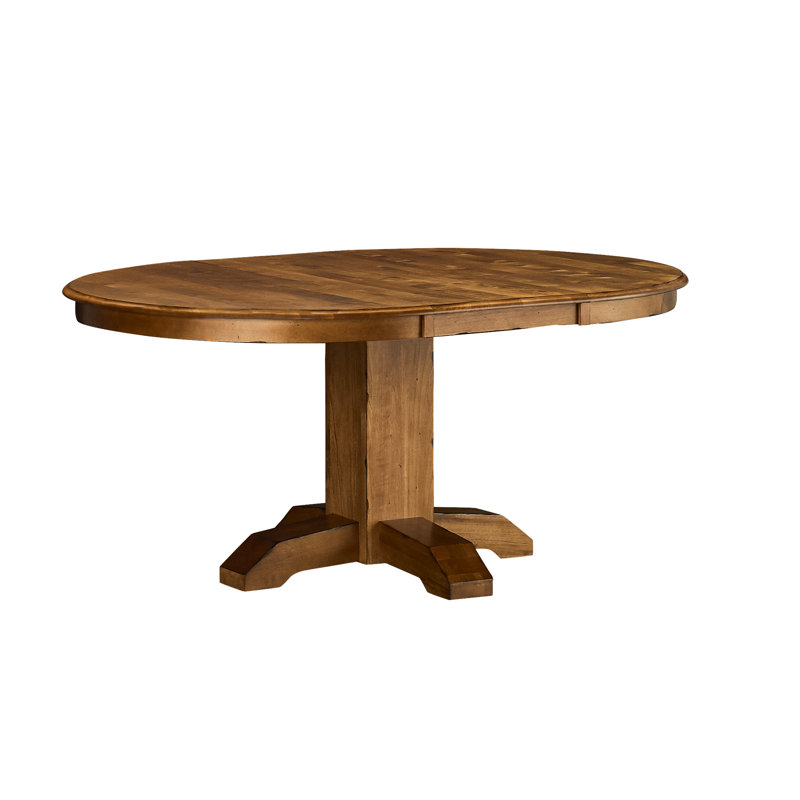 Shaler Extendable Solid Wood Dining Table