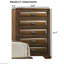 Meuble de chambre à coucher style transitionnel 1 pièce