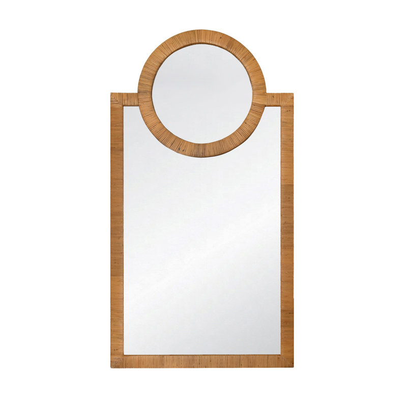 Orlando Arch Rattan Wall Mirror