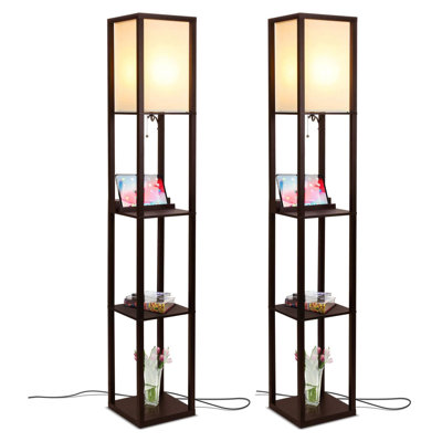 16.1'' LED Column Floor Lamp Set