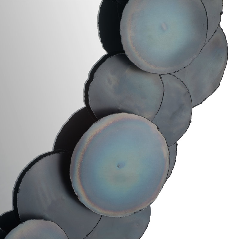 Kensey Round Iron Mirror