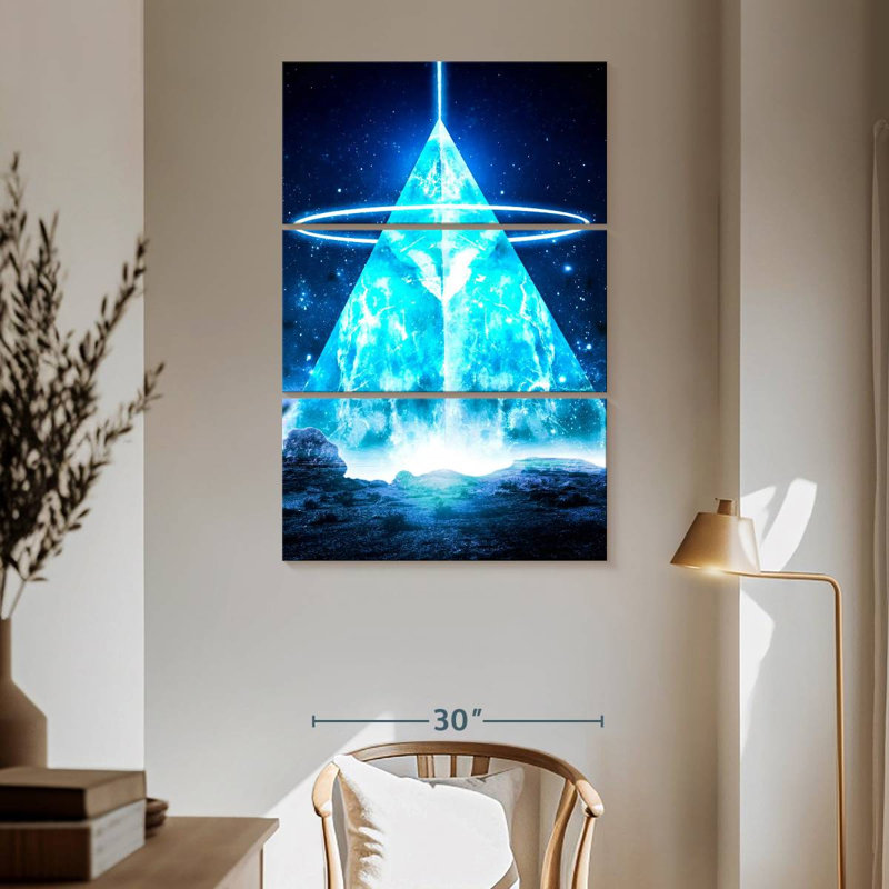 Kelan Higher Powers, 65" H x 42" W