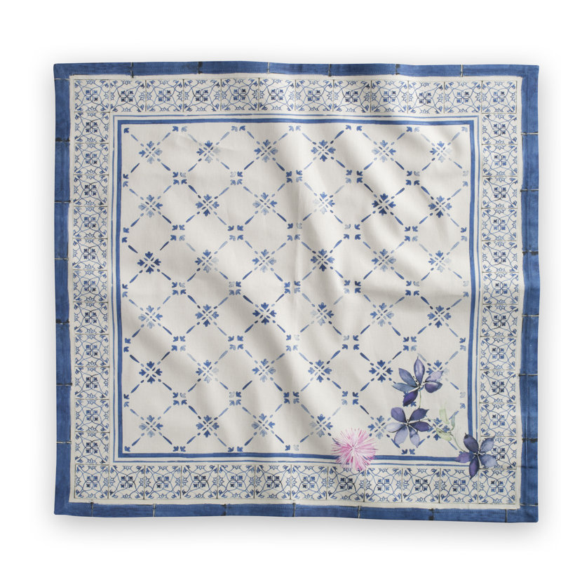 Serviette en coton 20 po Faience