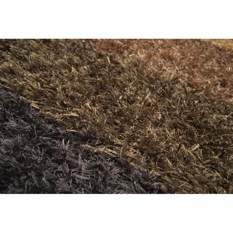 Kerala Striped Hand Woven Shag 140cm X 200cm Area Rug