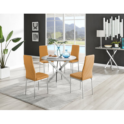 Eubanks 4 -Person Dining Set