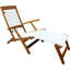 Narmada Outdoor Teak Chaise Lounge-595641220