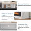 Meuble télé pour téléviseur de 75 po ou moins Alazik avec foyer inclus-1624050309