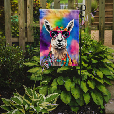 Drapeau de jardin hippie