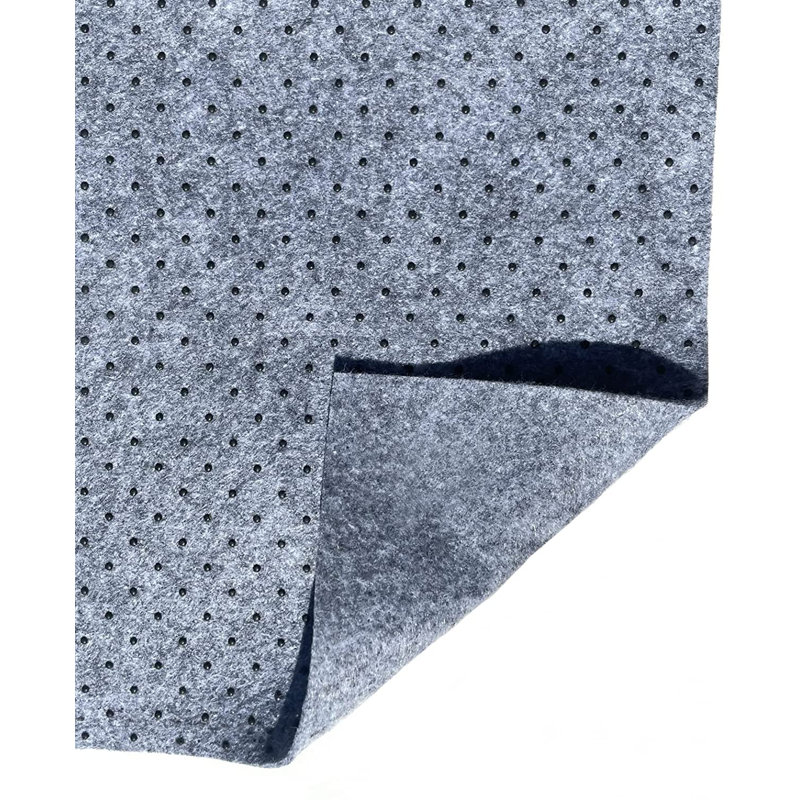 Hardeep Dual Surface 0.03'' Thick Non Slip Rug Pad, Square 3' x 3'