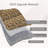 Modern Braided Printed 2x6 Runner Rug Stain Resistant Carpet with Non-Slip Backing Low Pile Floor Cover Kitchen Hallway EntrywayBrown-1973540510