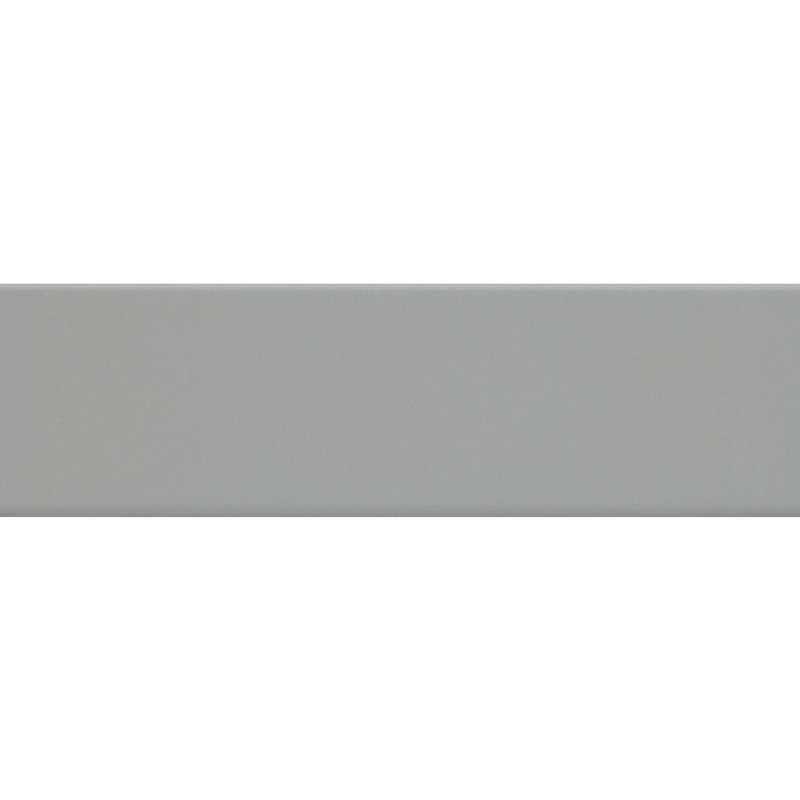 Euphoria™ 3" x 12" Beveled Ceramic Patterned Tile, Silver