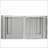 Outsunny 10' x 13' Replacement Mesh Sidewall Netting for Patio Gazebos and Canopy Tents with Zippers (Sidewall Only)
