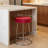 Holst Upholstered Velvet Counter Stool with Steel Frame-2142476577