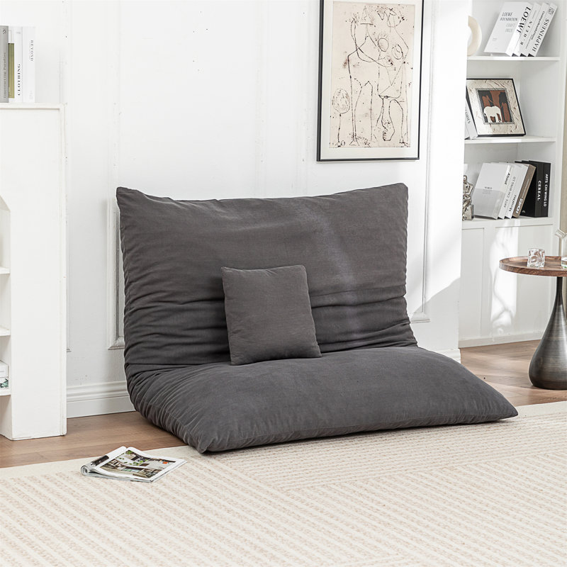 Fauteuil à billes de plancher, Gris
