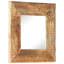 Charest Wood Flat Wall Mirror