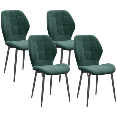 Siemering 48cm H Tufted Polyester Upholstered Upholstered Back Side Chair