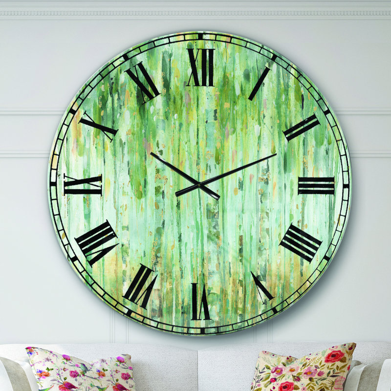 Adetomiwa, la forêt de bouleaux II - Horloge murale traditionnelle, Grand