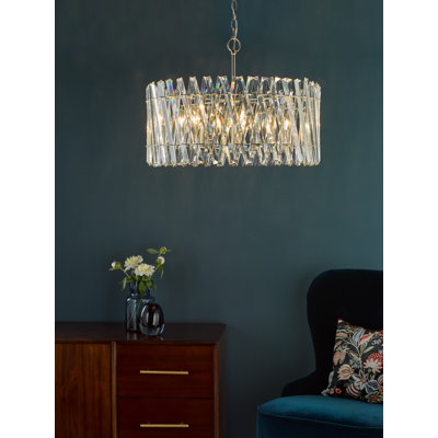 - Light Polished Nickel Pendant