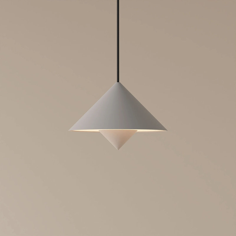 Jai Pendant Light, Black, Stone, 11'' H x 9.84'' W x 9.84'' D